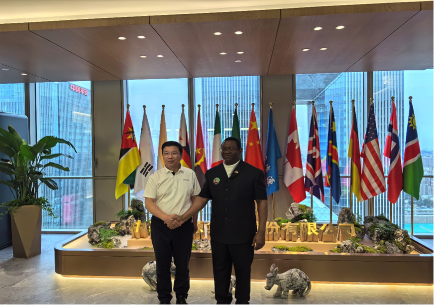 赞比亚驻华大使到访k8凯发集团总部