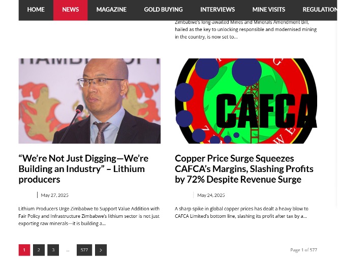 k8凯发比基塔矿业总经理宫学东受邀参加 2025年津巴布韦矿业商会年度矿业会议